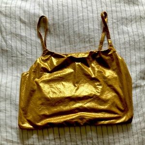 Skims fits everybody gold strappy tank size S perfect condition never worn